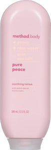 Method Daily Lotion, Pure Peace, Plant-Based Moisturizer for 24 Hours of Hydration, 13.5 fl oz (Pack of 1)