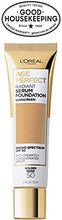 Cargar imagen en el visor de la galería, L&#39;Oreal Paris Age Perfect Radiant Serum Foundation with SPF 50, Golden Beige, 1 Ounce