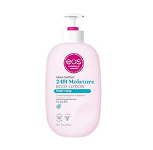 Load image into Gallery viewer, eos Shea Better Body Lotion- Fresh &amp; Cozy, 24-Hour Moisture Skin Care, Lightweight &amp; Non-Greasy, Made with Natural Shea, Vegan, 16 Fl Oz (Pack of 1)