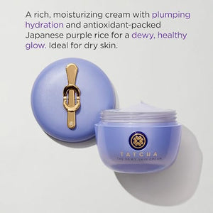 TATCHA The Dewy Skin Cream | Rich Face Cream to Hydrate, Plump and Protect Dry and Combo Skin, 50 ml | 1.7 oz