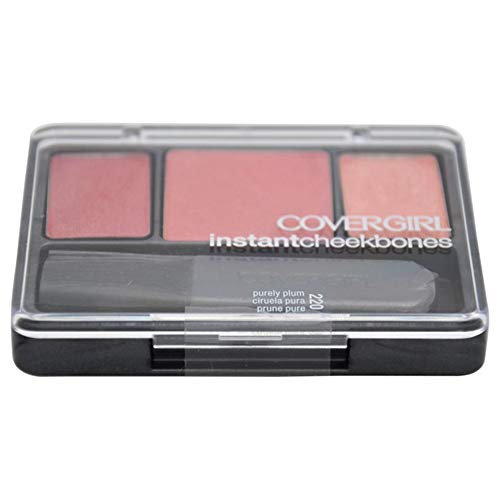 COVERGIRL Instant Cheekbones Contouring Blush Purely Plum 220, 0.29 Ounce Pan (packaging may vary)