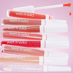 wet n wild Lip Gloss Mega Slicks High Shine Lip Gloss Nude Mood