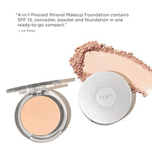 Load image into Gallery viewer, PÜR Beauty 4-in-1 Pressed Mineral Makeup SPF 15 Powder Foundation with Concealer &amp; Finishing Powder- Medium to Full Coverage Foundation- Mineral-Based Powder- Cruelty-Free &amp; Vegan Friendly, Light