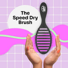 Load image into Gallery viewer, Wet Brush Speed Dry Hair Brush, Amazon Exclusive Aqua - Vented Design &amp; Soft HeatFlex Bristles Are Blow Dry Safe - Ergonomic Handle Manages Tangle &amp; Uncontrollable Hair - Pain-Free Hair Accessories