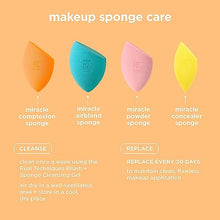 Cargar imagen en el visor de la galería, Real Techniques Miracle Complexion Sponge, Beauty Sponge, Makeup Blending &amp; Foundation Application, Streak-Free, Full Coverage Finish, Vegan, Cruelty &amp; Latex-Free, 1 Count