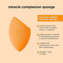 Cargar imagen en el visor de la galería, Real Techniques Miracle Complexion Sponge, Beauty Sponge, Makeup Blending &amp; Foundation Application, Streak-Free, Full Coverage Finish, Vegan, Cruelty &amp; Latex-Free, 1 Count