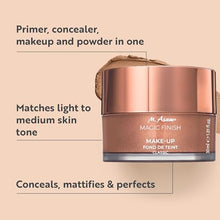 Load image into Gallery viewer, M. Asam Magic Finish Make-Up Mousse (1.01 Fl Oz) – 4in1 Primer, Foundation, Concealer &amp; Powder With Buildable Coverage, Hides Redness And Dark Spots, Vegan, For Light To Medium Skin Tones