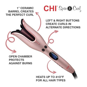 CHI Spin N Curl Special Edition Rose Gold Hair Curler