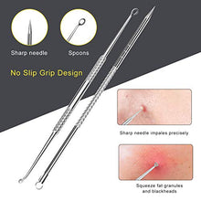 Load image into Gallery viewer, Blackhead Remover Tool, Boxoyx 10 Pcs Professional Pimple Comedone Extractor Popper Tool Acne Removal Kit - Treatment for Pimples, Blackheads, Zit Removing, Forehead,Facial and Nose(Silver)