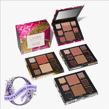 Load image into Gallery viewer, LAURA GELLER NEW YORK Annual Party in a Palette Guest of Honor Gift set -Curated 4 Full Face Makeup Palettes- Includes eyeshadow, highlighter, and blush - Travel friendly
