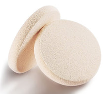 Load image into Gallery viewer, KOOBA 2pcs Round Makeup Sponges with 1 Travel Case, Beauty Face Primer Compact Powder Puff, Blender Sponge Replacement for Cosmetic Flawless Foundation, Sensitive and All Skin Types