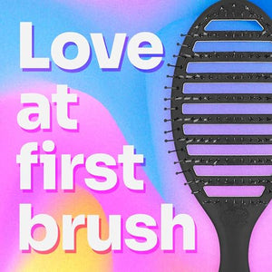 Wet Brush Speed Dry Hair Brush, Amazon Exclusive Aqua - Vented Design & Soft HeatFlex Bristles Are Blow Dry Safe - Ergonomic Handle Manages Tangle & Uncontrollable Hair - Pain-Free Hair Accessories