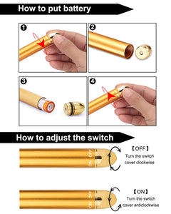 Amirce Face Massager Roller Golden 3D Roller Electric Facial Roller