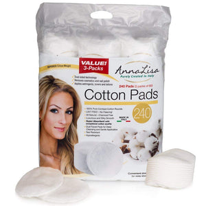 AnnaLisa 100% Pure Combed Cotton Rounds 3 Packs