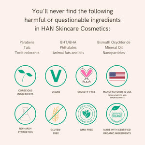 HAN Skincare Cosmetics Vegan, Cruelty-Free 3-in-1 Multistick for Cheeks, Lips, Eyes, Cherry Cosmos