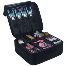 Load image into Gallery viewer, Relavel Travel Makeup Train Case Makeup Cosmetic Case Organizer