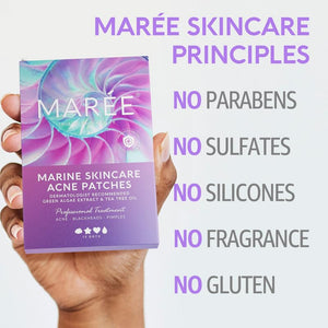 MAREE Acne Сlearing Patches with Natural Green Algae Extract & Tea Tree Oil
