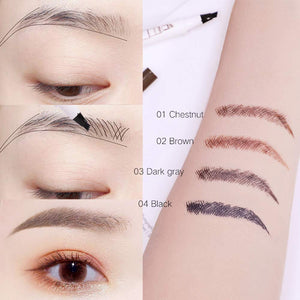 MoonKong 4 Point Eyebrow Pencil Waterproof Eye Brown Makeup