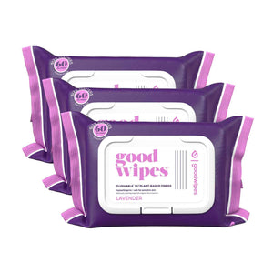 Goodwipes Flushable Butt Wipes Made w/Soothing Botanicals & Aloe