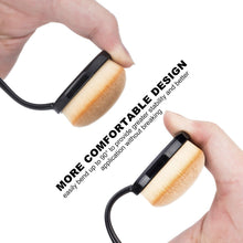 Cargar imagen en el visor de la galería, Duorime New 7pcs Black Oval Toothbrush Makeup Brush Set