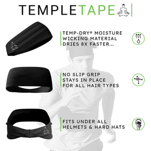 Temple Tape Headband