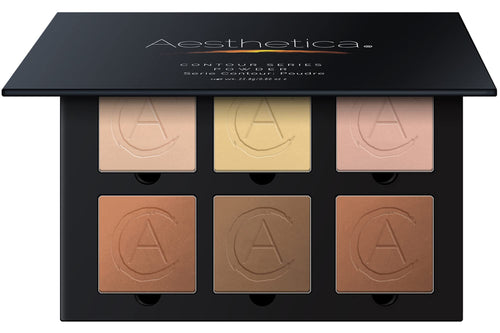 Aesthetica Cosmetics Contour and Highlighting Powder Foundation Palette