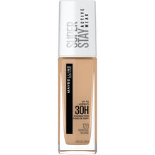 Load image into Gallery viewer, Maybelline Super Stay Full Coverage Liquid Foundation Active Wear Makeup, Up to 30Hr Wear, Transfer, Sweat &amp; Water Resistant, Matte Finish, Warm Nude, 1 Count