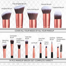 Cargar imagen en el visor de la galería, Makeup Brushes BS-MALL Premium Synthetic