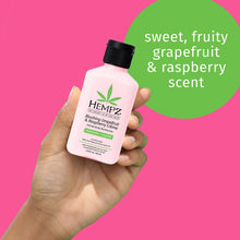 Cargar imagen en el visor de la galería, Hempz Blushing Grapefruit &amp; Raspberry Creme Herbal Body Moisturizer Lotion