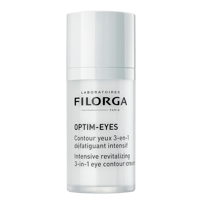 Filorga Optim-Eyes Eye Cream, Revitalizing 3-in-1 Skin Treatment for Rapid Reduction of Dark Circles, Wrinkles & Puffiness Around the Eyes, 0.5 fl. oz.