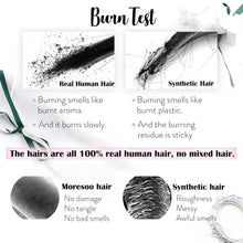 Load image into Gallery viewer, Moresoo Micro Link Hair Extensions Real Human Hair Black Microlink Hair Extensions Off Black Micro Loop Human Hair Extensions