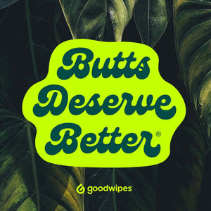 Goodwipes Flushable Butt Wipes Made w/Soothing Botanicals & Aloe