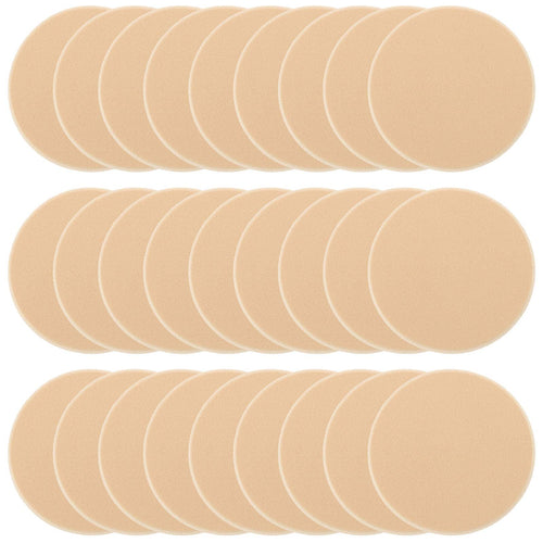 25 Pcs Women's Round Soft Makeup Beauty Eye Face Foundation Blender Facial Smooth Powder Puff Cosmetics Blush Applicators Sponges Use for Dry and Wet