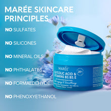 Cargar imagen en el visor de la galería, MAREE Facial Polish - Glycolic Acid Peel Pads For Face With Tea Tree Oil