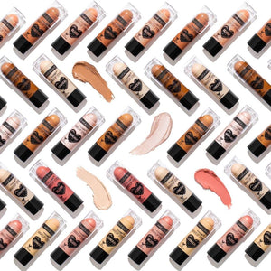 wet n wild MegaGlo Makeup Stick, Buildable Color, Versatile Use, Cruelty-Free & Vegan - When The Nude Strikes
