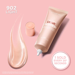 L'Oreal Paris Makeup True Match Lumi Glotion, Natural Glow Enhancer, Illuminator Highlighter Skin Tint, for an All Day Radiant Glow, Light, 1.35 Ounces