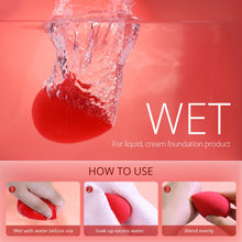 Load image into Gallery viewer, BEAKEY 5 Pcs Makeup Sponges Set