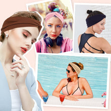 Load image into Gallery viewer, Panleding 12 Pcs Stretchy Headbands for Women, Absorbed Sport Headband Soft Twist Knotted Headbands for Daily Life Yoga Workout