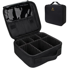 Load image into Gallery viewer, Relavel Travel Makeup Train Case Makeup Cosmetic Case Organizer