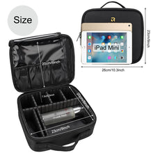Load image into Gallery viewer, Relavel Travel Makeup Train Case Makeup Cosmetic Case Organizer