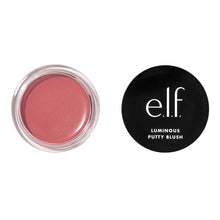 Load image into Gallery viewer, e.l.f. Luminous Putty Blush, Putty-to-Powder, Buildable Blush With A Subtle Shimmer Finish, Highly Pigmented &amp; Creamy, Vegan &amp; Cruelty-Free, Bermuda