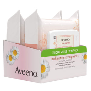 Aveeno Ultra-Calming Makeup Removing Facial Cleansing Wipes