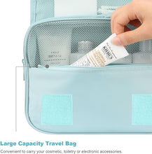 Load image into Gallery viewer, Mossio Hanging Toiletry Bag Large Cosmetic Makeup Travel Organizer