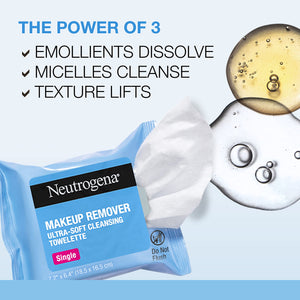 Neutrogena Makeup Remover Facial Cleansing Towelette Singles