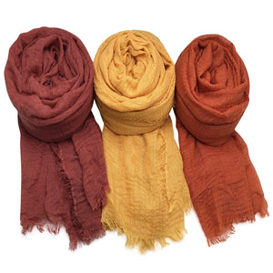 Women Scarf Shawl for All Season 3PCS