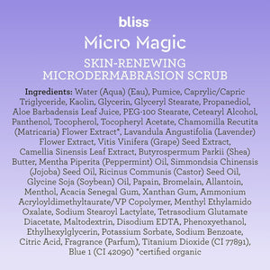 bliss Micro Magic | Skin-renewing Microdermabrasion Scrub